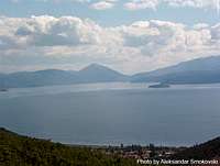 A view of Prespa Lake from...