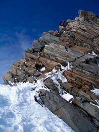 T. Haines on Summit Rocks. K....