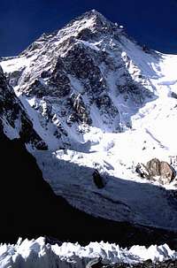 K2 from base camp. July 1992,...