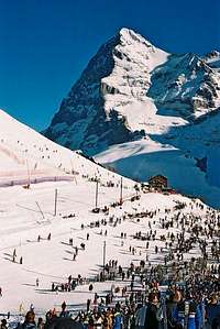 Eiger North Wall and west...