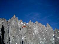 Paragliding in Mont Blanc range