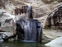 Waterfall in Mud Springs Canyon