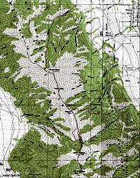 Box Elder Peak Map