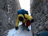 Couloir in winter