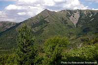 Peak Babin zab 1850 meters