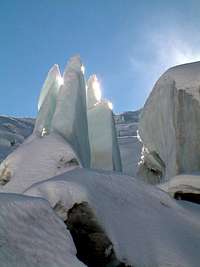Spikes of Ice - Vallee Blanche