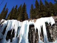 Upper Johnston Canyon Falls Ice