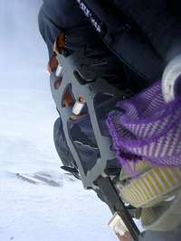 After the Crux the crampon is useless