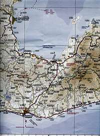 Ha gorge map