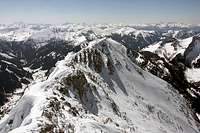On the summit ridge of Lugauer