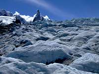 Cerro Torre from the glaciar