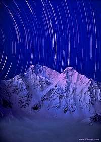 Stars over Donguz-Orun in the night...