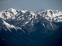 Zooming onto some peaks in the Sawatch Range