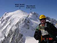 Mont Blanc in background