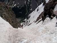 Bell Cord Couloir on South Maroon