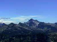Mount Triglav dominating Eastern part of Julian Alps