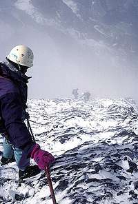 Icy Descent , Eiger,  West Flank