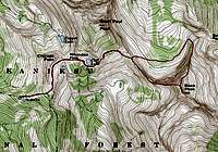 Rock Peak Route Map