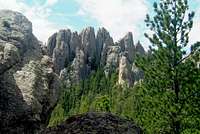 View of Catherdral Spires from Trail #4