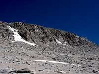 Nearing the summit plateau