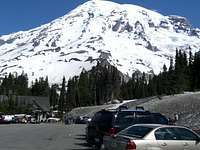 Mt Rainier from Paradise Parking Lot