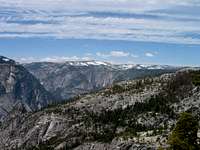 View over Yosemite Valley...