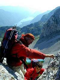 Vrh nad Skrbino ferrata