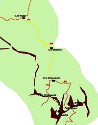 Clapsavon-Bivera Route