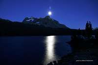 Mt. Dana at moonlight