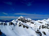 Pizzo Cefalone seen by Cresta di Monte Aquila.