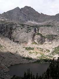 McHenry's Peak from above Black Lake