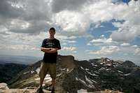 Me at Summit of Snow Lake Peak Looking West