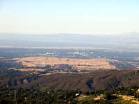 Stanford and Bay from Borel Hill