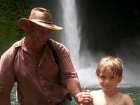 our costa rican guide and his 5yo son