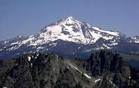 Glacier peak dominates the...
