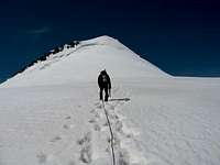 Approaching to the secondary summit