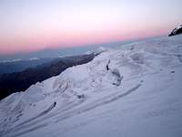 sunrise on Mont Blanc