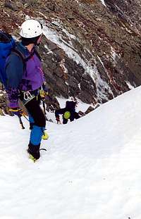 Topping out Central Gully