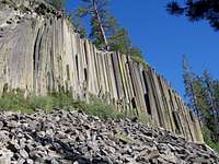Our first view of the Postpile Aug 2006