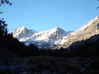 Bear Creek Spire (13,713') and Mt. Dade (13,600')