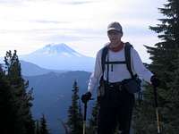 Me w/ Mt Adams from Klickitat Ridge