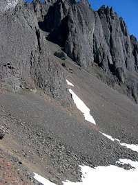 Second Scree Ramp to the North