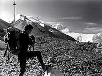 Everest from Rongbuk Glacier