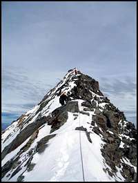 Mont Blanc de Cheilon SW-ridge to the summit