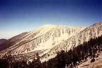 The west face of San Gorgonio...