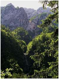 Krizevnik walls from Robanov kot