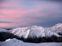 Mont Crammont at dawn