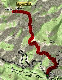 Topo Map: Red Box to...