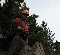 Beginning to climb Mount Stuart, Sept. 2006.