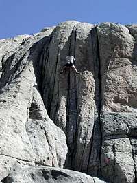  Me soloing a fun 5.8+ on the...